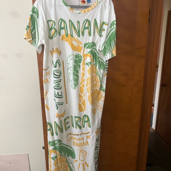 Farm Rio x Anthropologie Printed T-Shirt Midi Dress - Picture 6 of 8